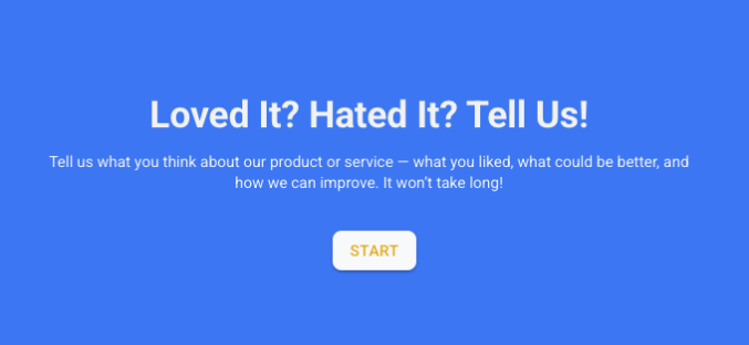 Product or Service Review