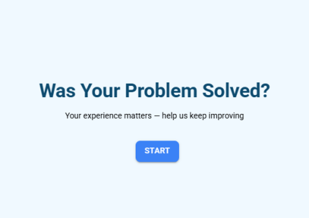 Support/Customer Service Call Follow-up