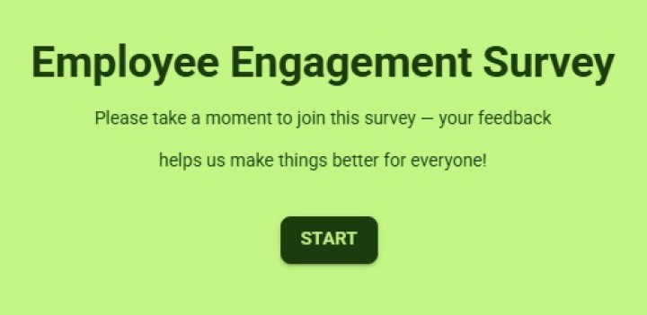 Employee Engagement Survey Template For Human Resources
