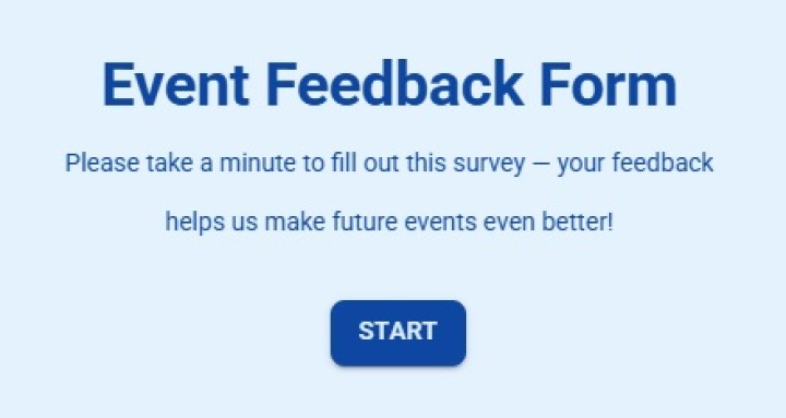 Event Feedback Form
