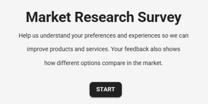Market Research Survey Template