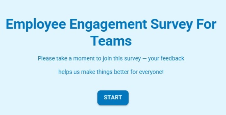 Employee Engagement Survey Template For Teams