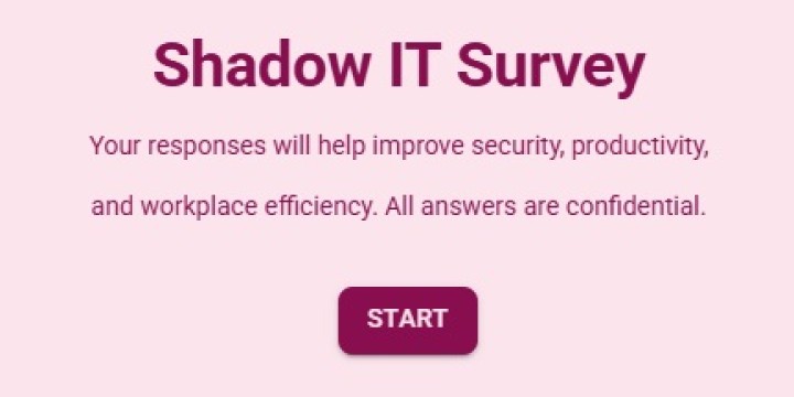 Shadow IT Survey Template